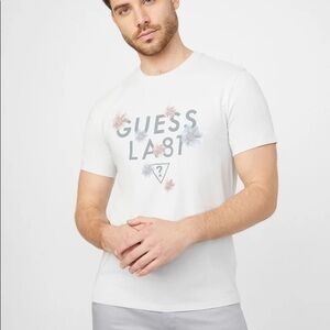 Gues Miggs Logo Flower Tee sz S